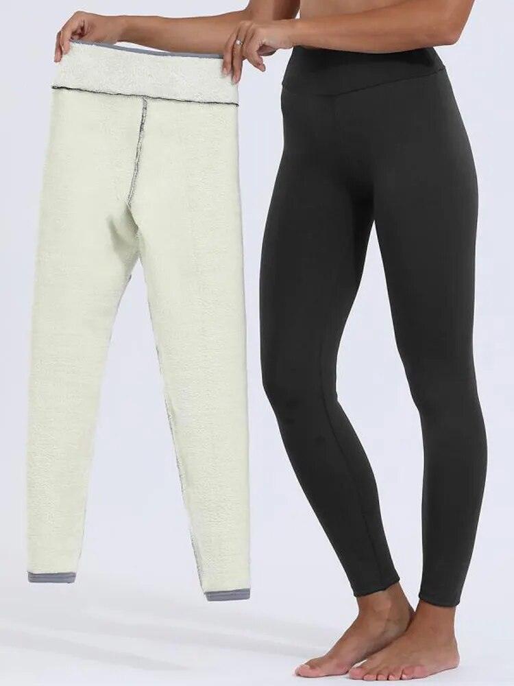 Cold Weather Thick Fleece High Waist Compression Leggings - RTR Athletics